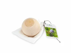 Zirbenkugel mit der Blume des Lebens, ø 7 cm